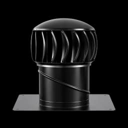 Black SupaVent wind-driven roof ventilator.